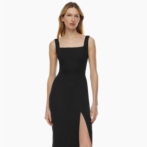 Aritzia Babaton 90s Slit Midi Dress